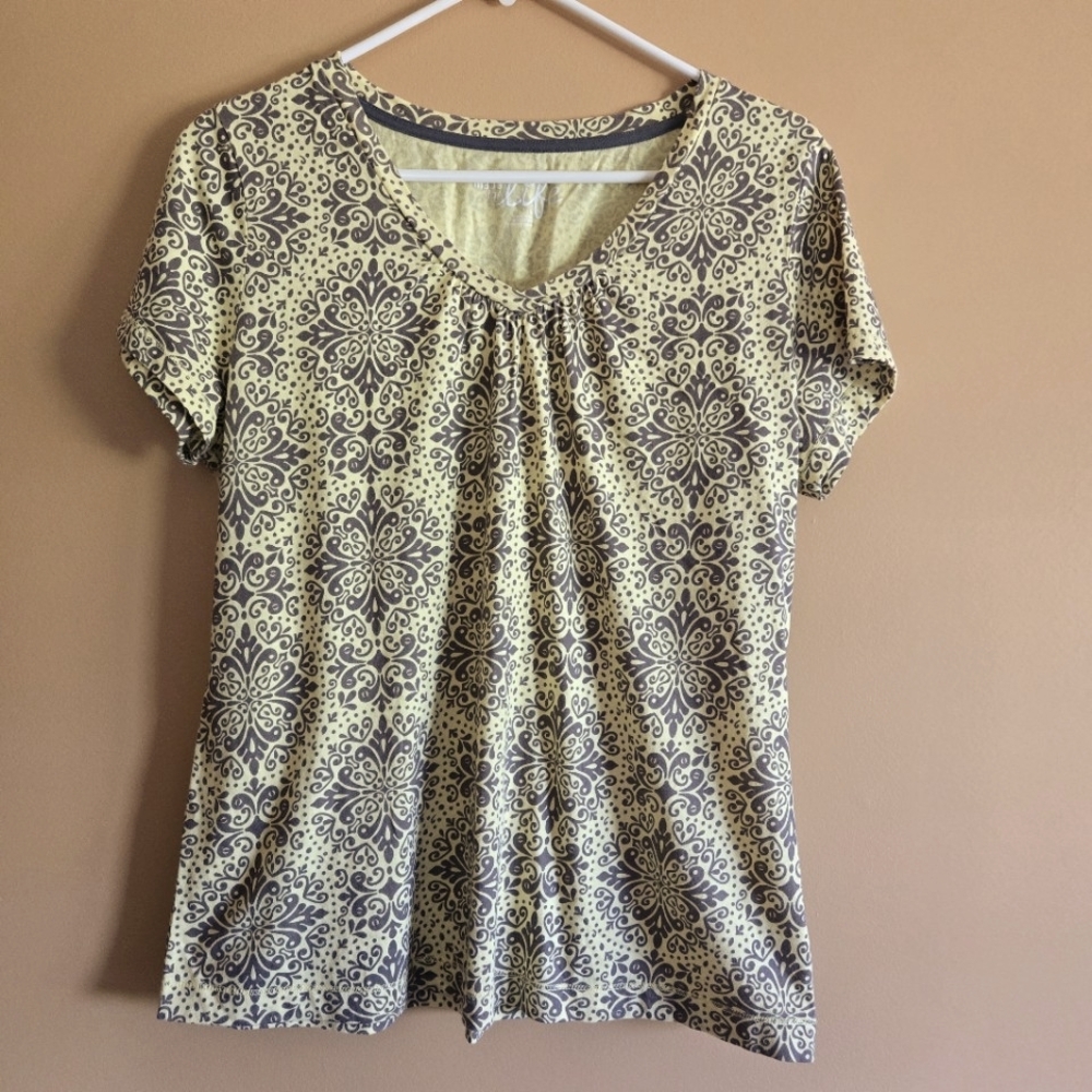 Made for Life Scroll Print Top